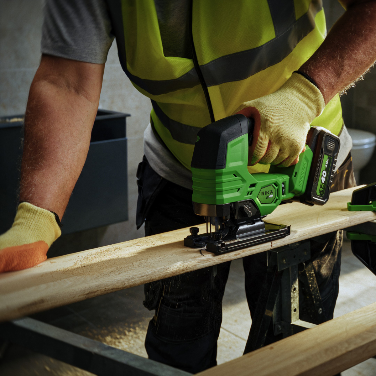 Rikä RK40 40V Cordless Jigsaw | Brushless Motor | Body Only